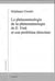 La phénoménologie de la phénoménologie de Fink et son problème directeur