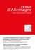 Revue d?Allemagne et des pays de langue allemande n.55 : L'économie allemande avant et après le « tournant historique » (« Zeitenwende ») du 24 février 2022
