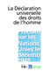La Déclaration universelle des droits de l'homme