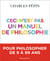 Ceci n'est pas un manuel de philosophie - pour philosopher de 9 à 99 ans