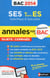 Annales ABC du bac - sujets & corrigés Tome 9 : SES - terminale ES - spécifique et spécialité