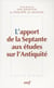 L'apport de la septante aux etudes sur l'antiquite