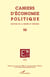 Cahiers d'économie politique n.58