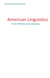 American linguistics : from whitney to greenberg