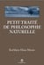 Petit traité de philosophie naturelle