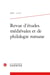 Revue d?études médiévales et de philologie romane n.3 : Varia