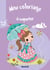 Mon coloriage à emporter - princesse-parapluie - 4/6 ans