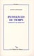 Puissances du temps - versions de Bergson