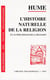 L'histoire naturelle de la religion et autres essais sur la religion