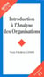 Introduction a l'analyse des organisations