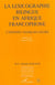 La lexicographie bilingue en afrique francophone - l'exemple français-cilubà