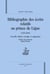 Bibliographie des écrits relatifs au prince de ligne (1749-2004)