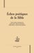 Échos poétiques de la Bible