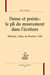 Danse et poésie : le pli du mouvement dans l'écriture - michaux, celan, du bouchet, noël