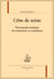 Crise de scène : Dramaturgies poétiques du romantisme au symbolisme