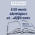PLV de 5 exemplaires du guide des 100 mots identiques et...différents