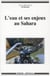 Eau et ses enjeux au Sahara (L')