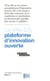 La Ville 2.0, Plateforme d'Innovation Ouverte