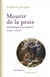 Mourir de la peste : Anthropologie d'une épidémie (1720-1722)