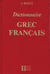 Dictionnaire grec francais
