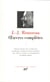 Oeuvres complètes Tome 1