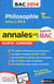 ANNALES ABC DU BAC 2014 PHILOSOPHIE TERM L-ES-S - CORRIGES N10