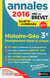 Les Annales Abc Brevet Corriges 2016 Histoire-Geographie-Education Civique