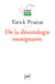 De la déontologie enseignante