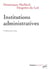 Institutions administratives (2e édition).
