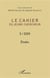 Études (édition 2019)