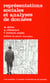 Representation sociale et analyses de donnees
