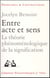 Entre acte et sens - la théorie phénoménologique de la signification