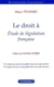 Le droit à - étude de législation française