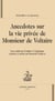 Anecdotes sur la vie privée de monsieur de voltaire