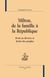 Milton, de la famille à la République - droit au divorce et droit des peuples