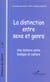 La distinction entre sexe et genre : une histoire entre biologie et culture