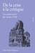 De la crise à la critique : Les poètes grecs des années 1920
