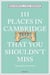 111 places in cambridge that you shouldn't miss
