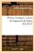 Poesies erotiques, suivies de fragments de lettres