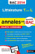 Annales ABC du bac - sujets & corrigés : littérature - terminale L