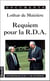 Requiem pour la r.d.a. - entretiens avec christine de mazieres