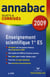 Annabac - enseignement scientifique - 1ère es - sujets et corrigés (édition 2009)