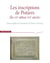 CORPUS DES INSCRIPTIONS DE LA FRANCE MEDIEVALE Hors-Série : les inscriptions de la ville de Poitiers
