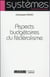 aspects budgétaires du fédéralisme