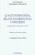 Le pacte international relatif aux droits civils et politiques - commentaire article par article