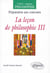 La leçon de philosophie, III