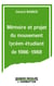 Mémoire et projet du mouvement lycéen-étudiant de 1986-1988