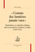 Comme des lumières jamais vues - matérialisme et radicalité politique dans les premières Lumières à Naples (1647-1744)