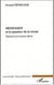 HEIDEGGER ET LA QUESTION DE LA CHOSE : Esquisse d'une lecture interne