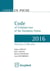CODE OF CRIMINAL LAW OF THE EUROPEAN UNION - 2016